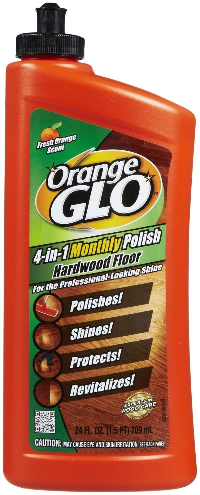 Orange Glo 4-in-1 Hardwood Floor Polish - Orange - 24 oz - Image 1